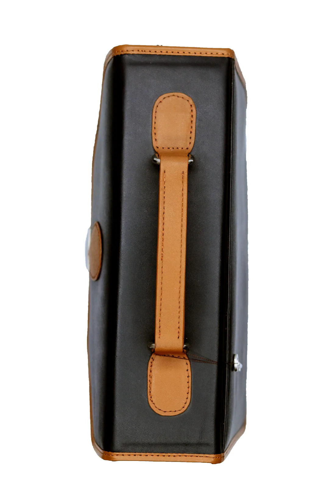 Elegant Quilted Leather Handbag – Stylish Shoulder Bag for Women (Black & Brown)